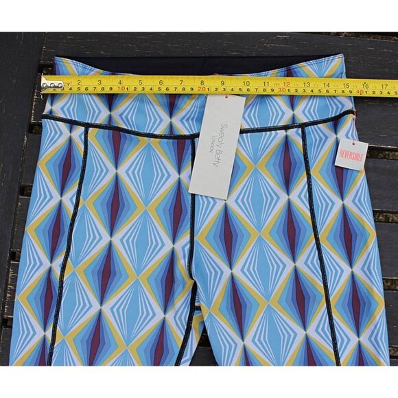 New w/Tags - sz Lrg - Sweaty Betty Double Duty Crop Reversible Yoga Leggings - Picture 6 of 13